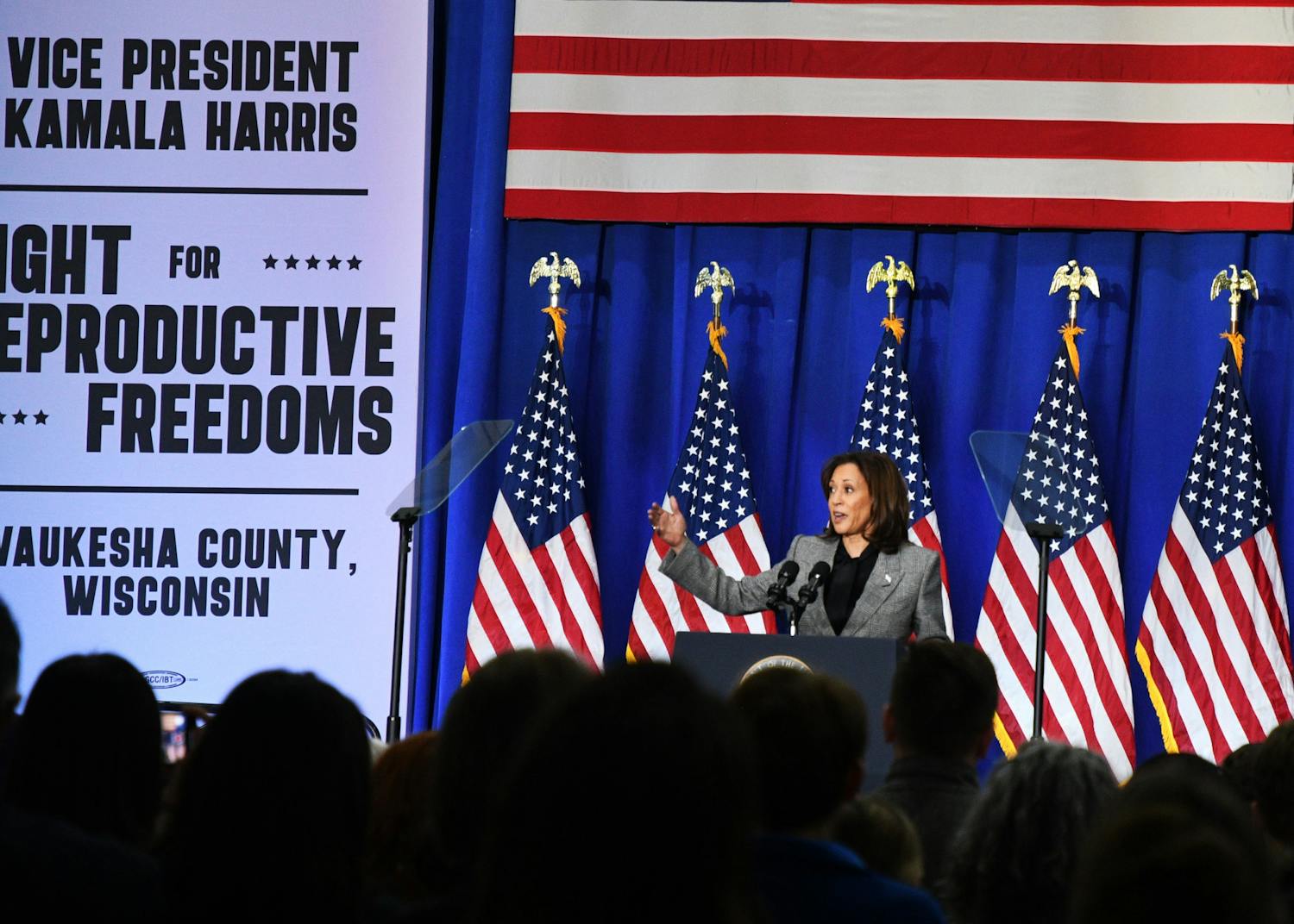 PHOTOS: Kamala Harris kicked off her “Fight for Reproductive Freedoms” in Waukesha