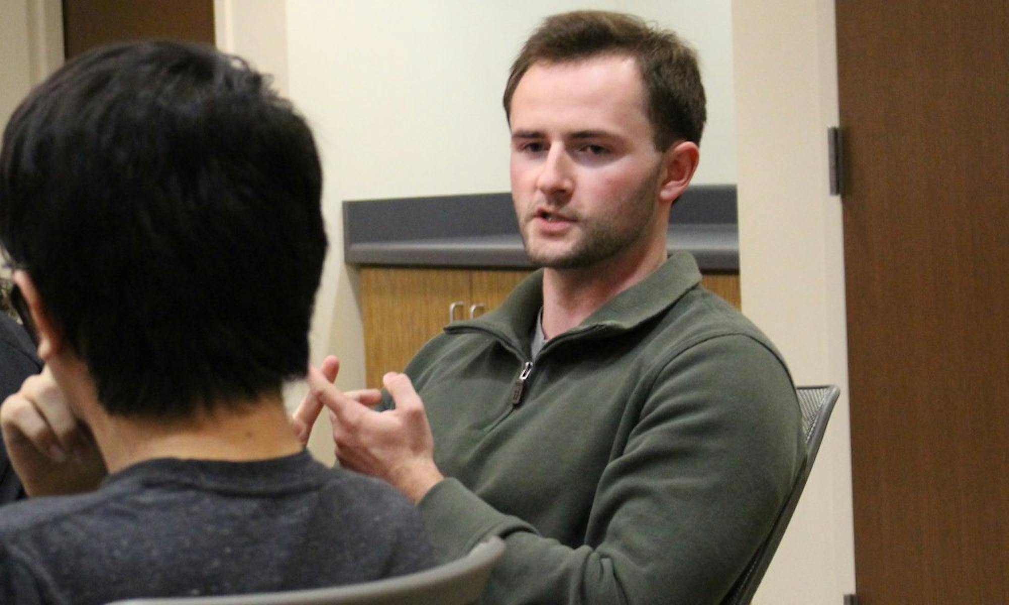 Alumnus Zach Wood, who graduated last year from UW-Madison, serves as alder for District 8.