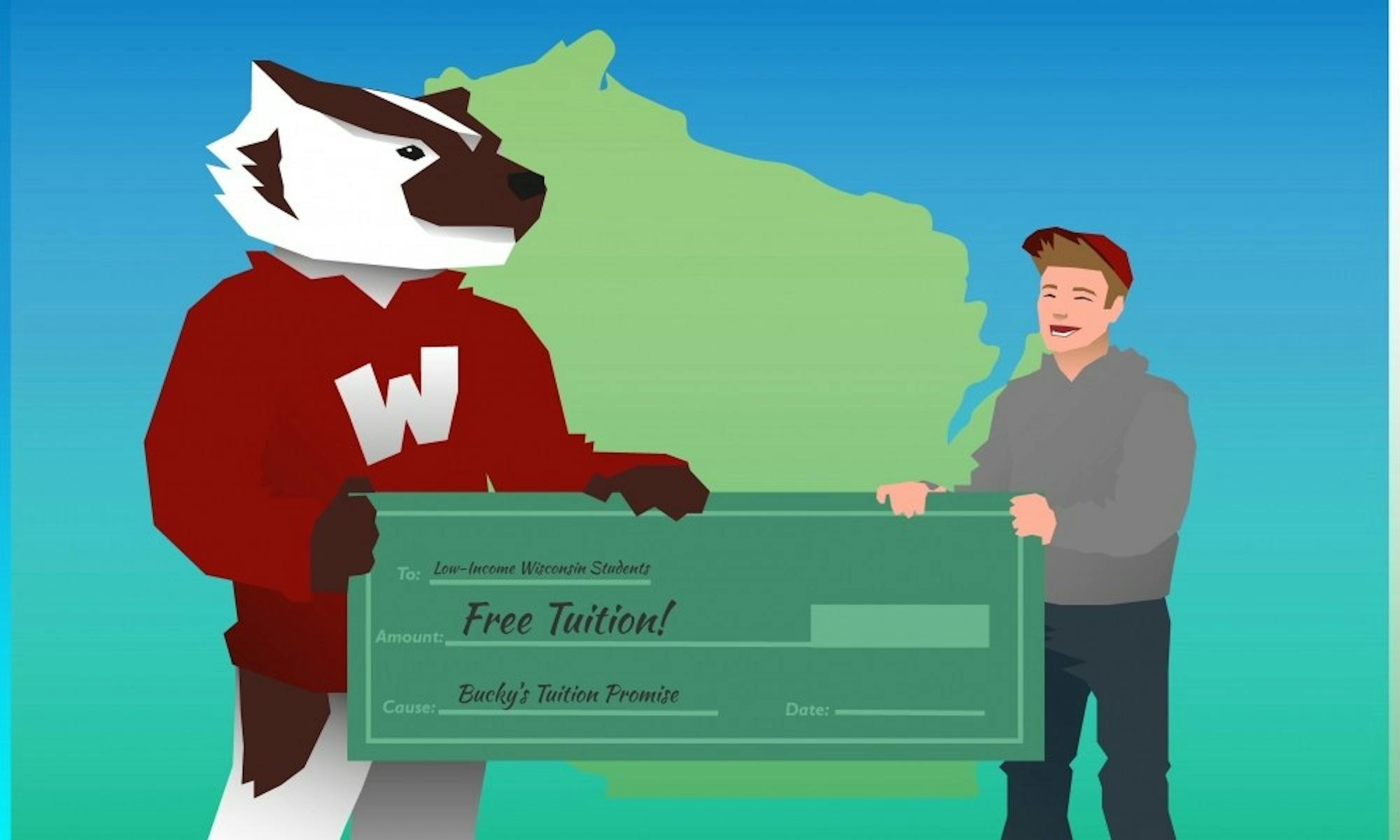 Bucky’s Tuition Promise underwrote college expenses for more than 18 percent of UW-Madison freshmen and transfer students this fall.