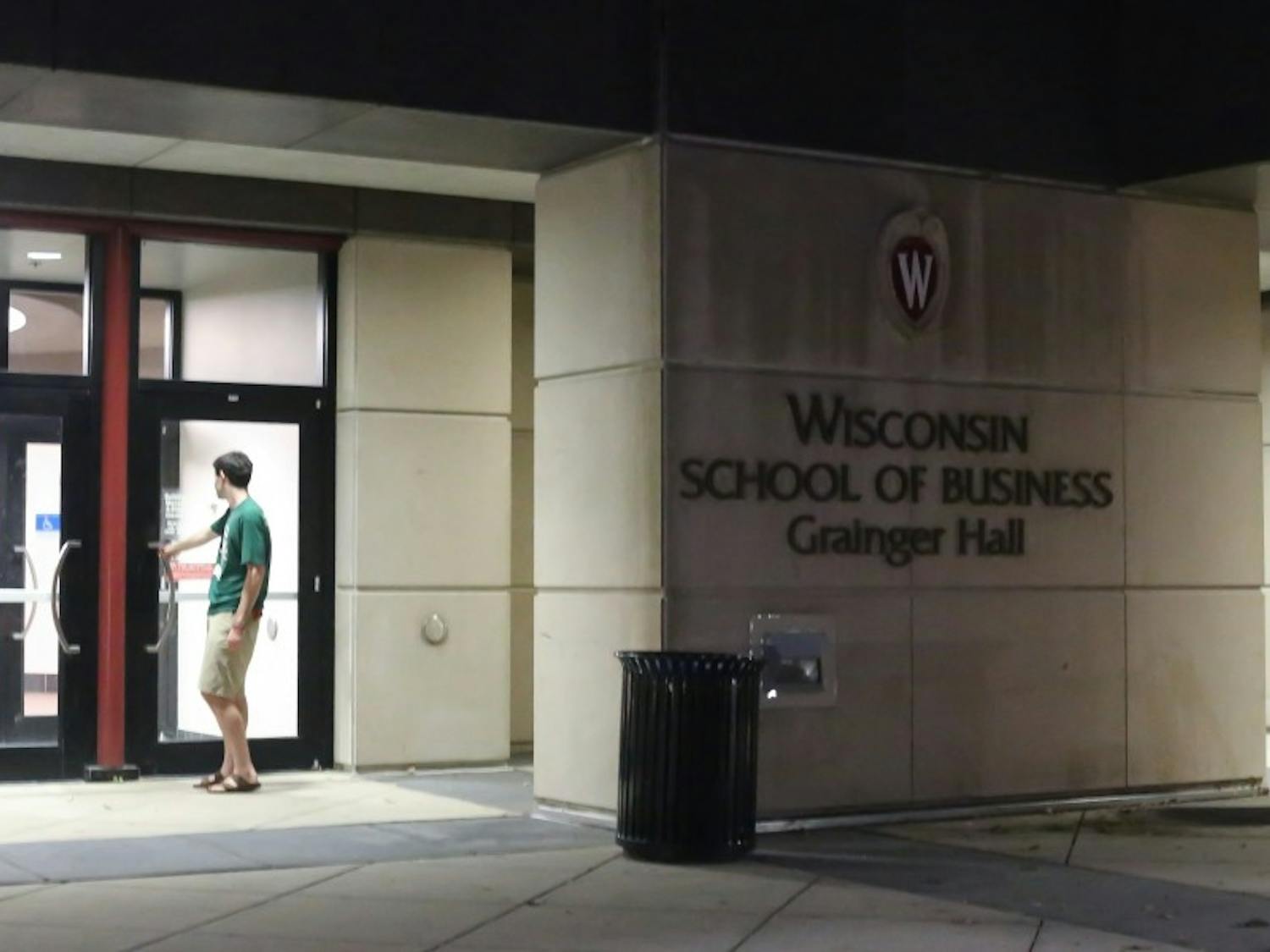 A UW-Madison student said a man touched her and attempted to kiss her at approximately 3 p.m. Monday in the business building.