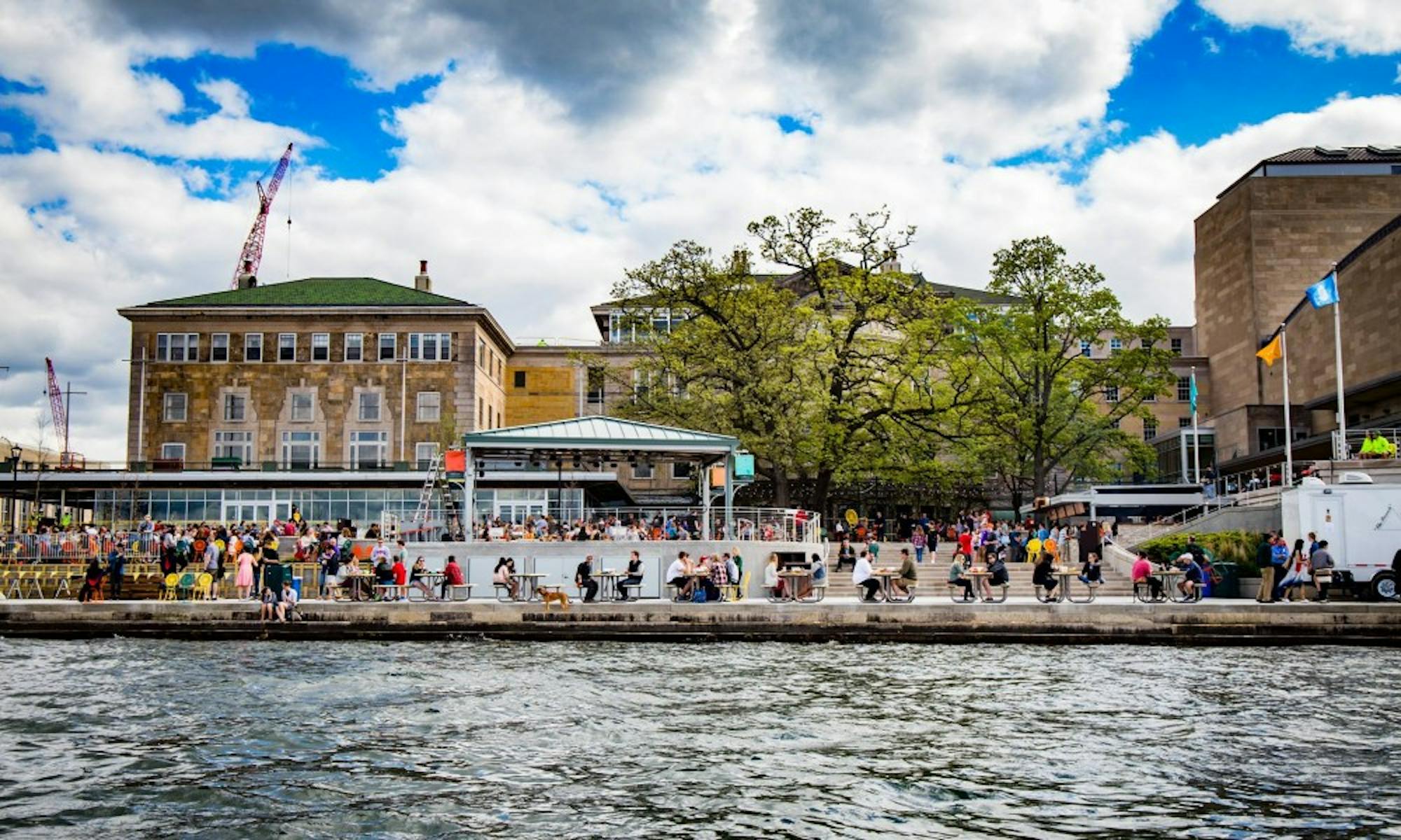 The Memorial Union Terrace was temporarily opened for graduation weekend, but will now remain open permanently.&nbsp;