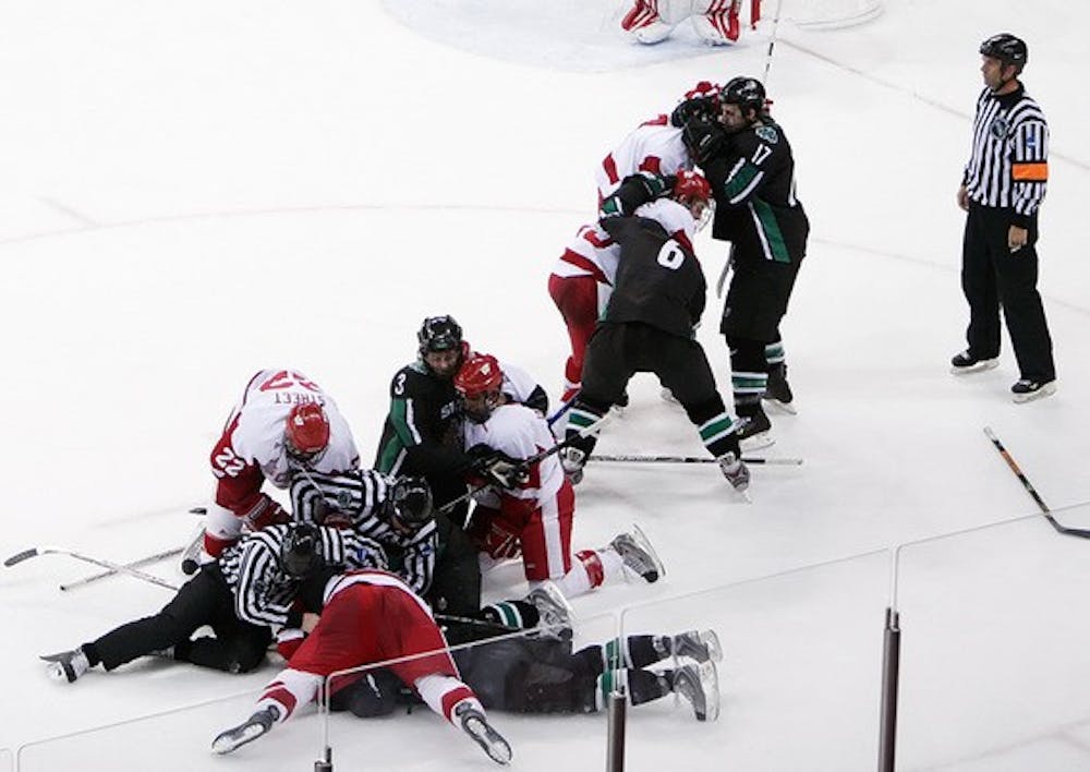 Fighting Sioux live up to name over weekend series