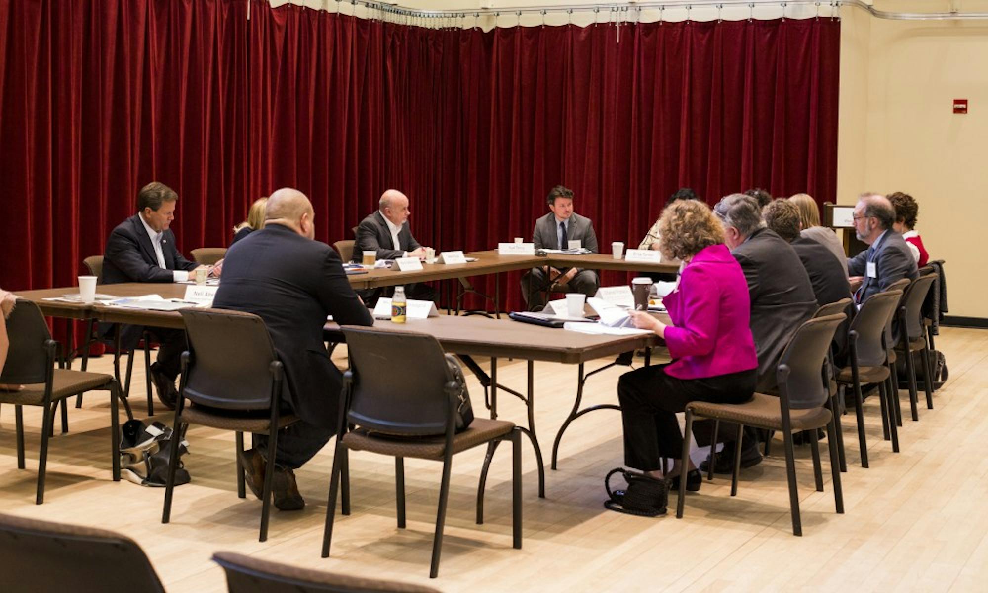 Democratic U.S. congressmen met with UW-Madison experts, policy makers and labor representatives to discuss the “Future of Work, Wages, and Labor” at Memorial Union’s Festival Room Thursday.