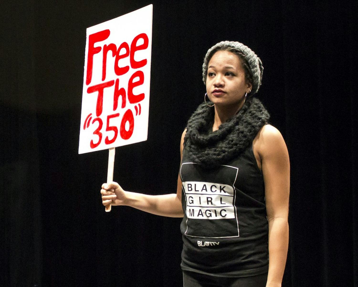 Memorial Union hosted "We the 350," which featured stories of poverty, drug addiction, homelessness and incarceration in Dane County, to begin Black History Month.