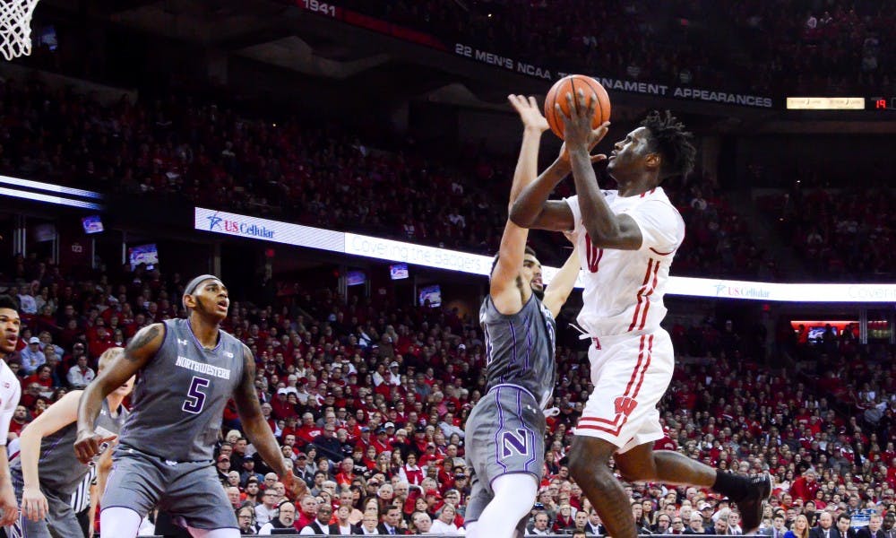 Nigel Hayes' 13 points weren't enough as the Badgers fell to the Wildcats at the Kohl Center.