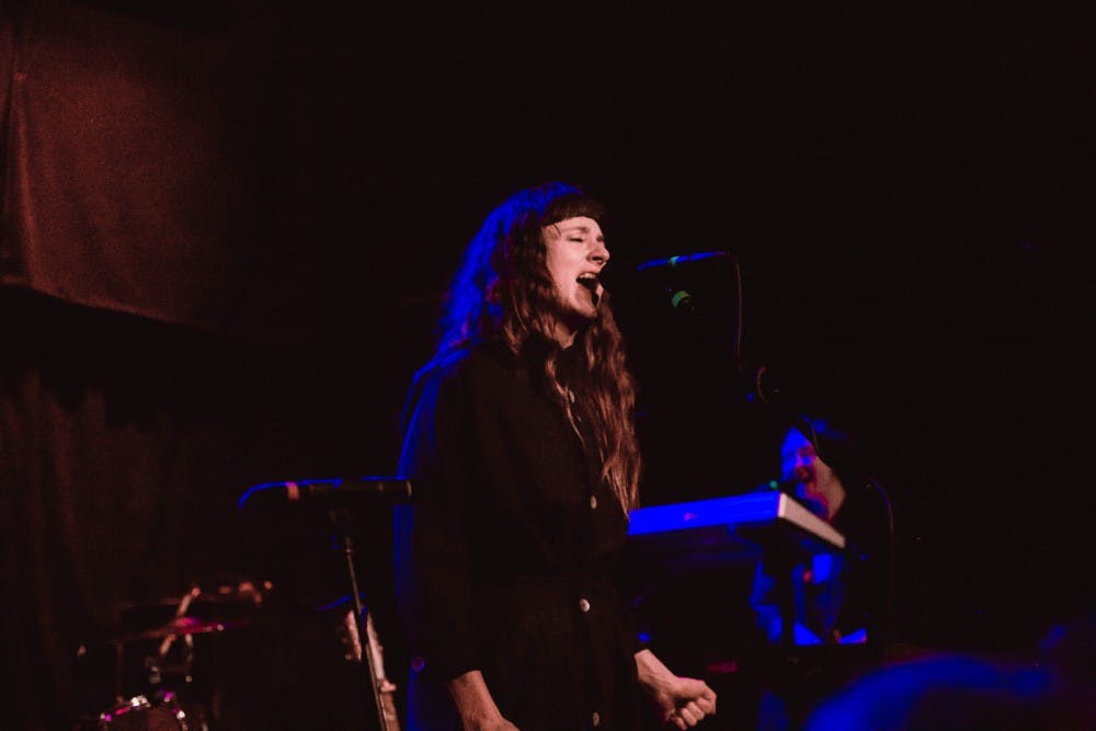 Lead singer Katie Crutchfield of indie rock group Waxahatchee delivered powerful vocals&nbsp;at High Noon Saloon on Thursday.