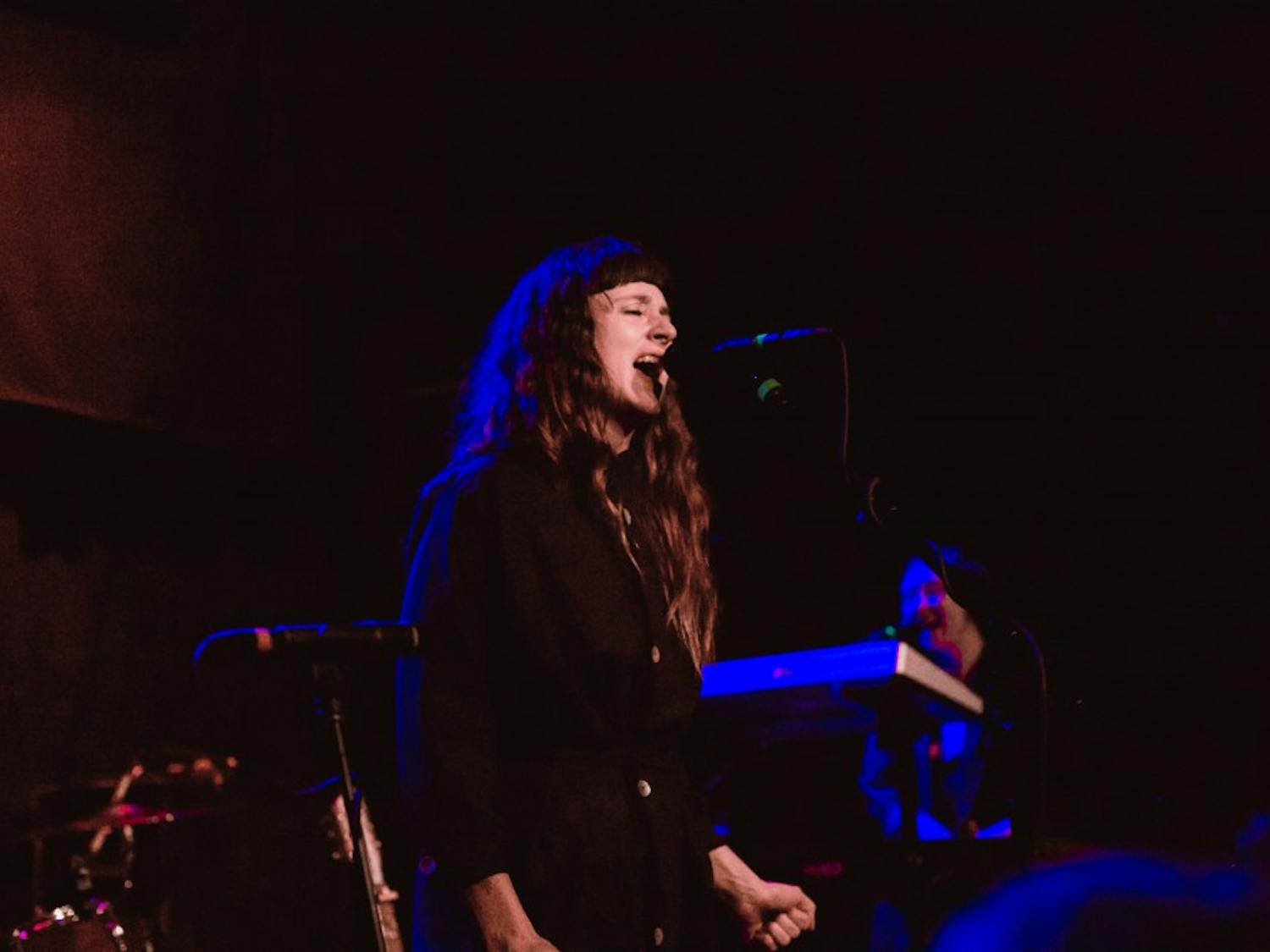 Lead singer Katie Crutchfield of indie rock group Waxahatchee delivered powerful vocals&nbsp;at High Noon Saloon on Thursday.