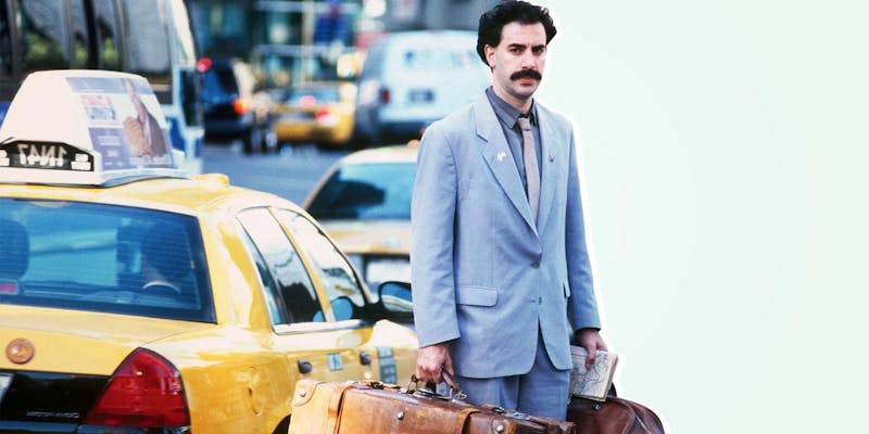 Sacha Baron Cohen returns to the big screen with “Borat: Subsequent Movie Film.” 