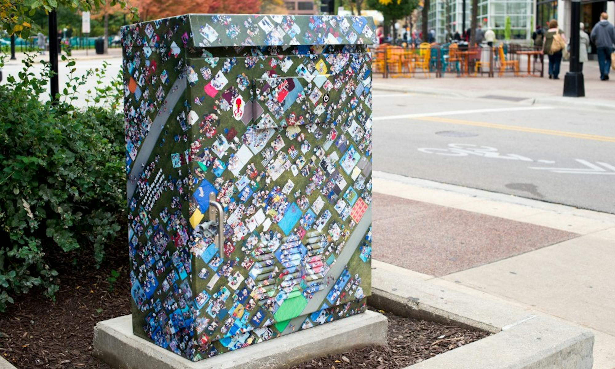 The city’s pilot art program will start with four boxes on the Capitol Square.