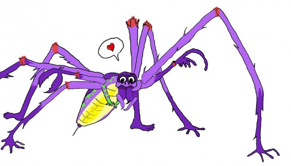 Pretty scary spider