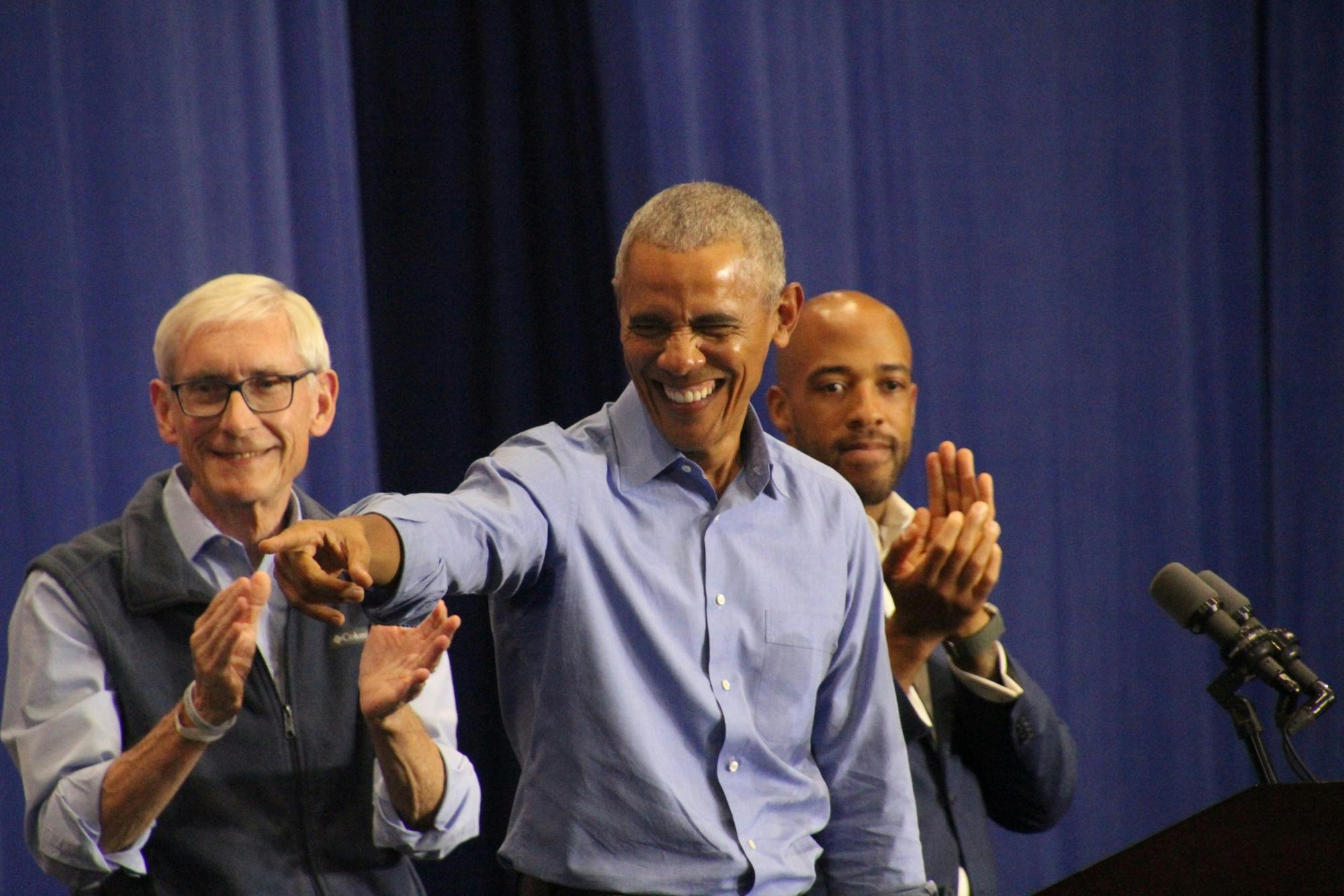 Drake White-Bergey Democratic Party Rally Barack Obama.JPG