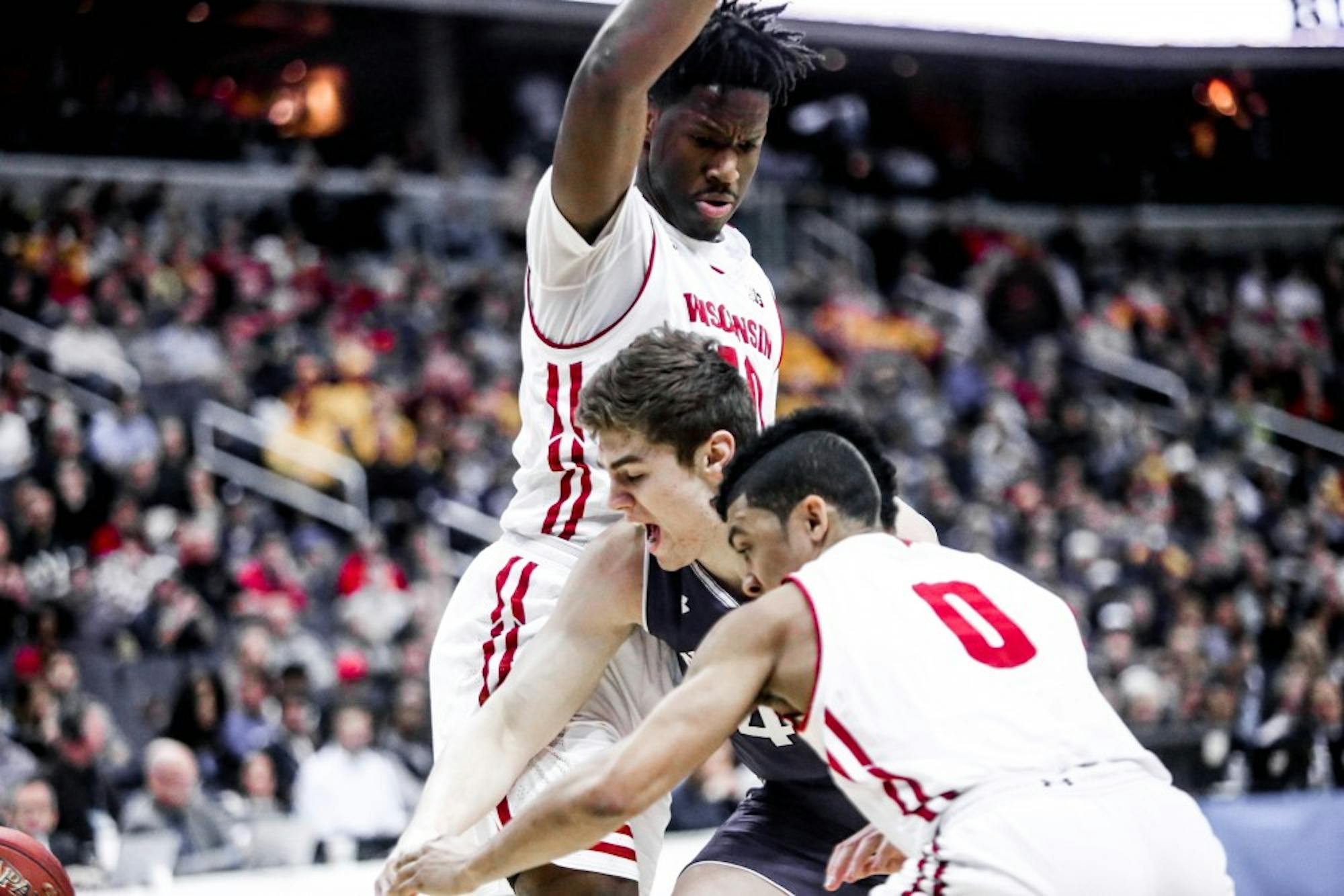 Nigel Hayes and the Badgers drew a tough slate, as they'll likely play No. 1 overall-seed Villanova if they get to the Second Round.