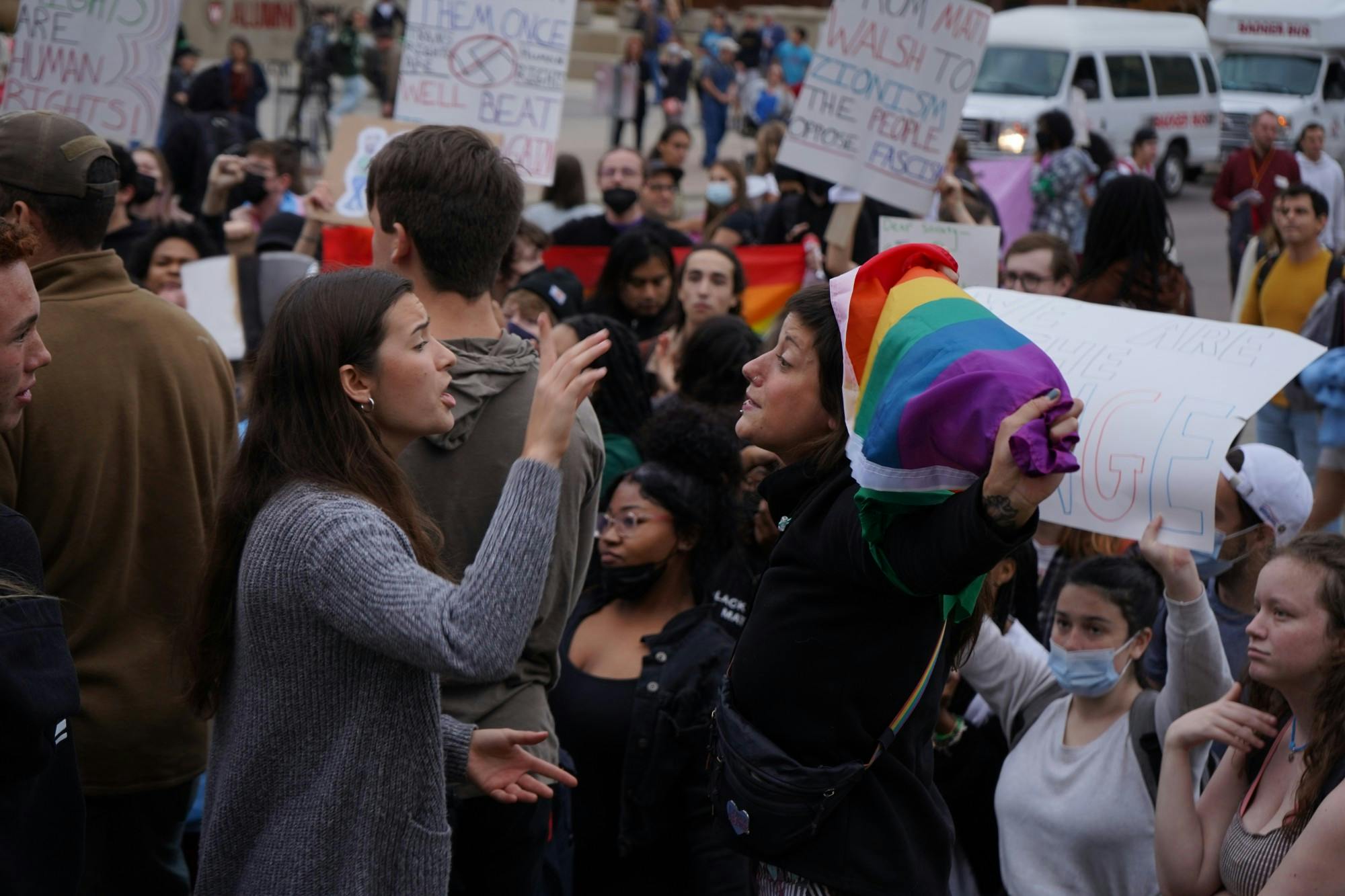 Julia Wiessing Protest Matt Walsh Trans Rights YAF1523.JPG