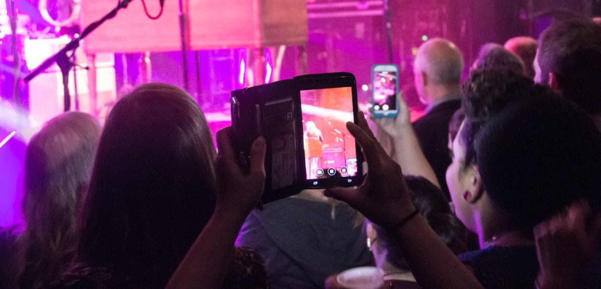 When many concertgoers whip out their phones, it becomes difficult to appreciate the show.