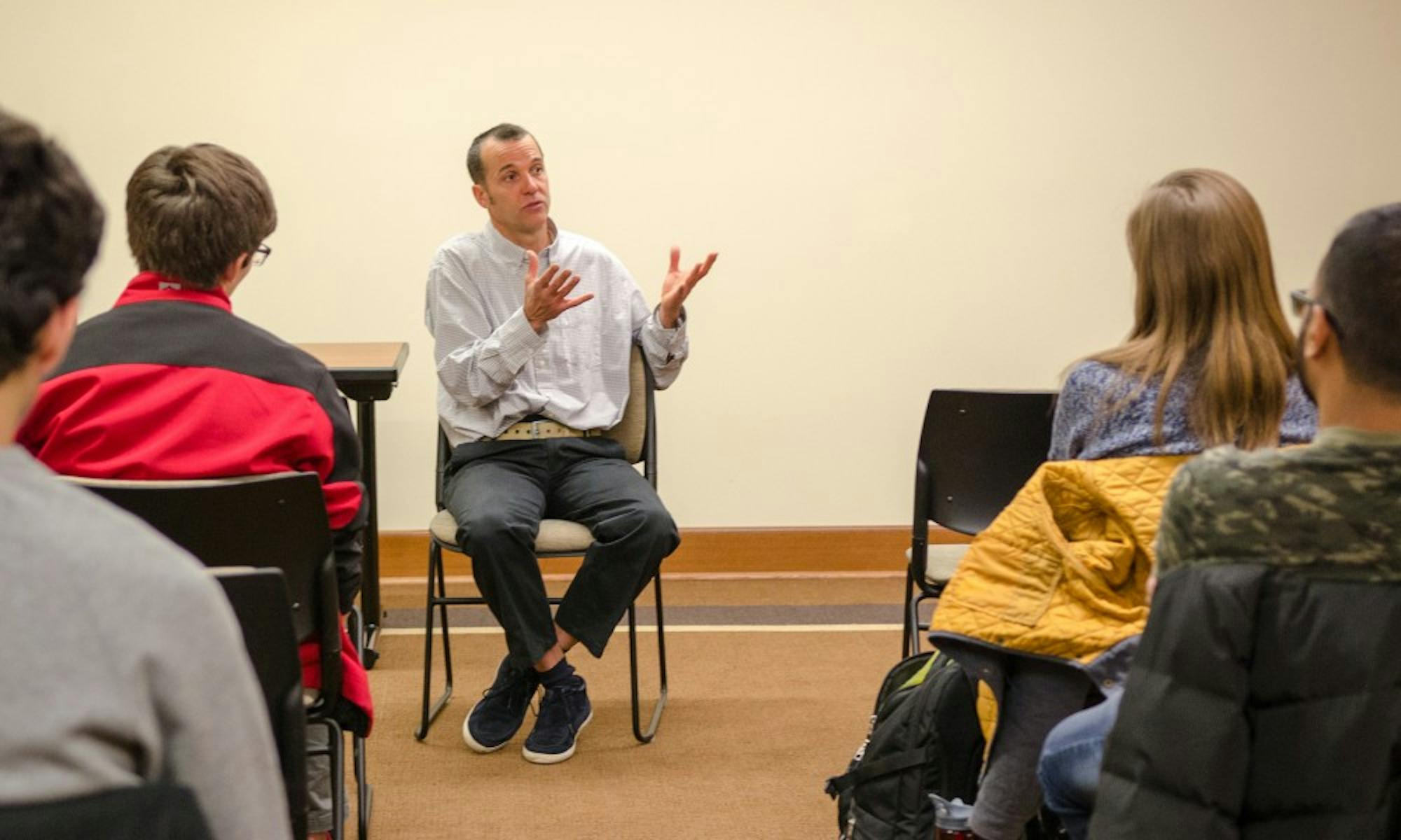 UW Madison associate professor Jack Nitschke spoke Monday in Memorial Union on stress and the brain.