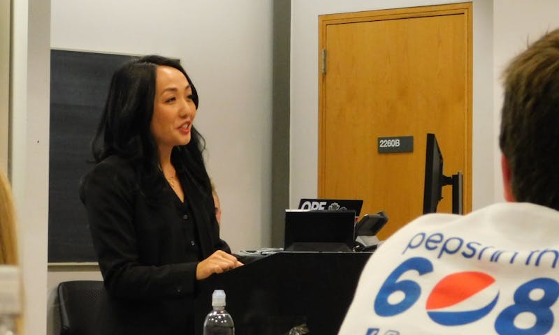 Yang shared three life lessons that got her through times of struggle to students.