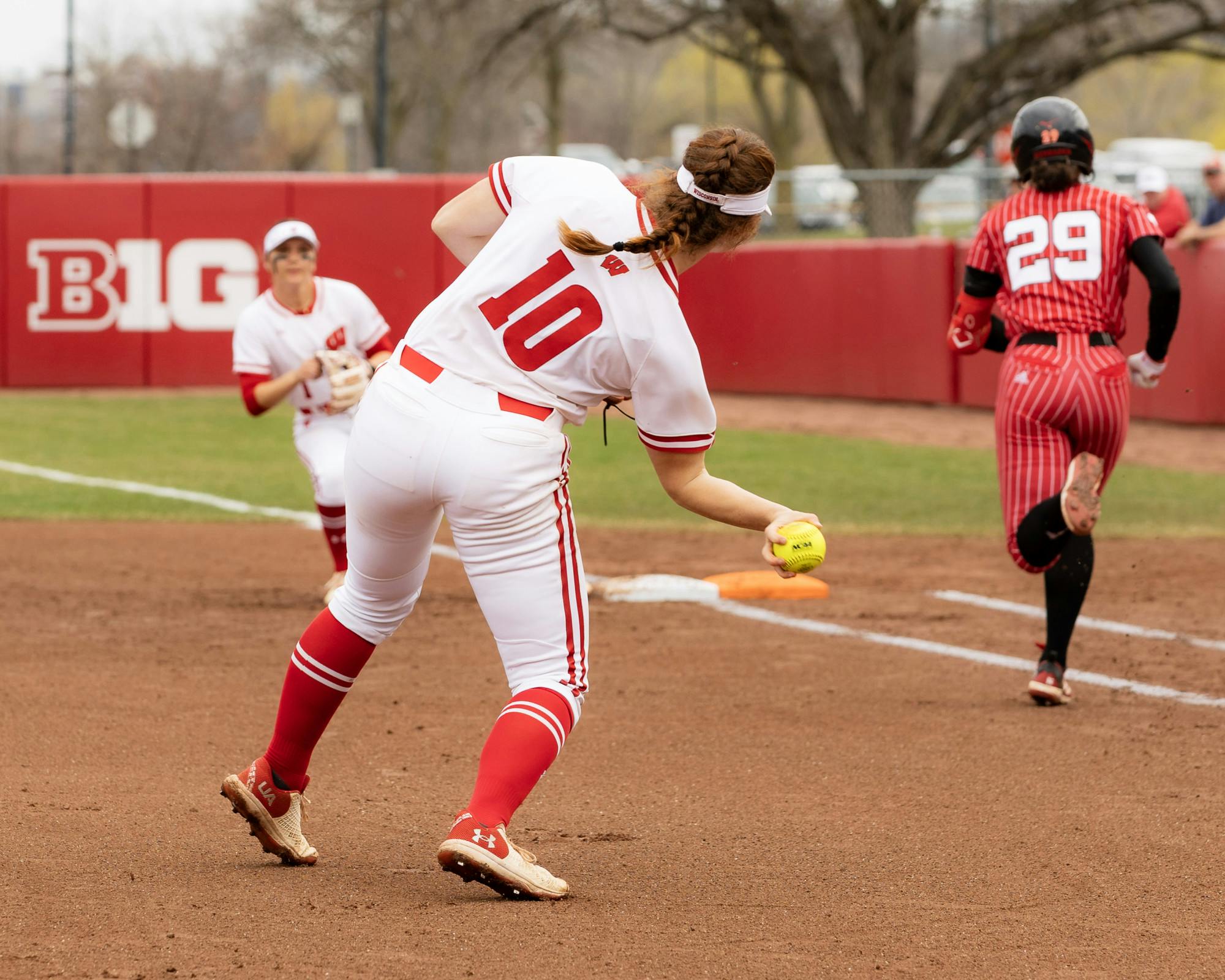 PHOTOS: Wisconsin softball celebrated Cape Day with children from the UW Health Children's Hospital before being mercy ruled by Nebraska.