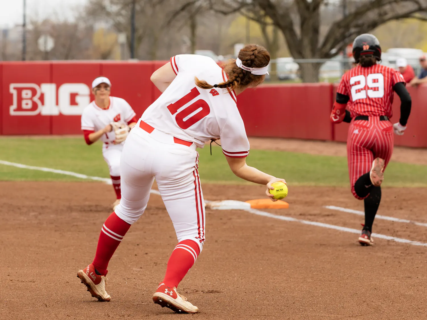 PHOTOS: Wisconsin softball celebrated Cape Day with children from the UW Health Children's Hospital before being mercy ruled by Nebraska.