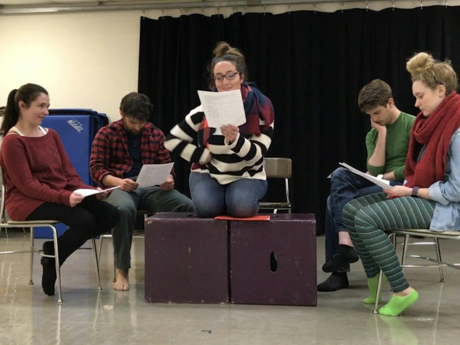 Students enrolled in a UW-Madison theatre course created "Hunger/Here,"&nbsp;an interactive performance that engages audience members with the issue of food insecurity.