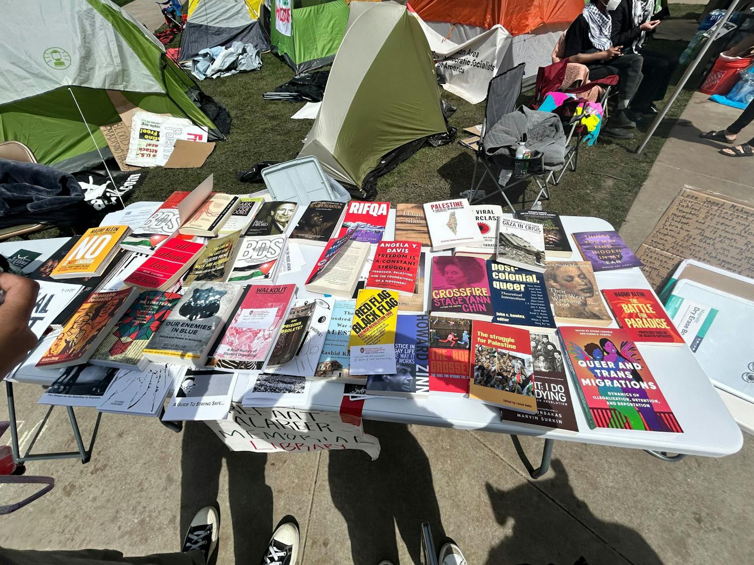 free library at protest 1