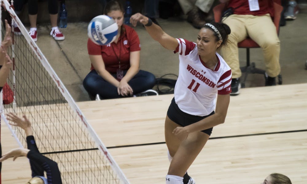 Senior middle blocker Tionna Williams hit .636 percent with seven kills as the Badgers swept the Green Bay Phoenix to advanced to the next round of the NCAA Tournament.&nbsp;