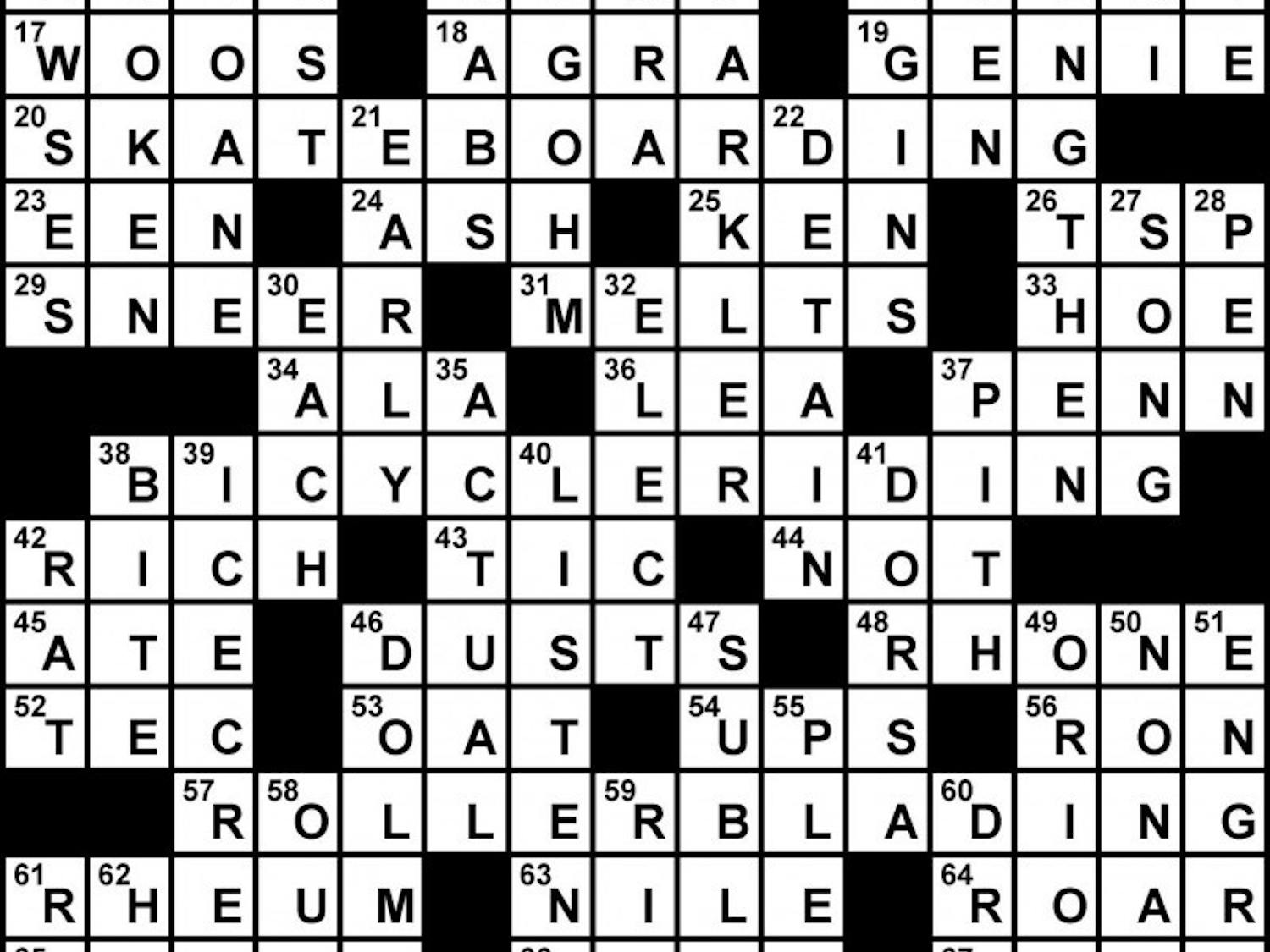 09/28/2011 - Crossword Solution