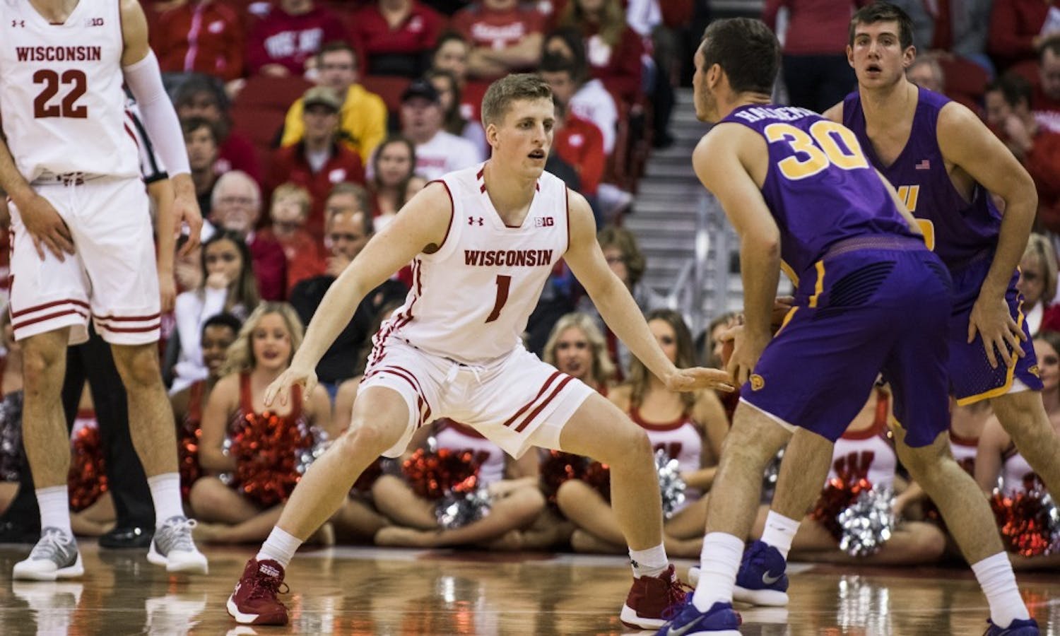 Junior guard Brevin Pritzl led the Badgers with 17 points and hit multiple huge three-pointers in the second half.