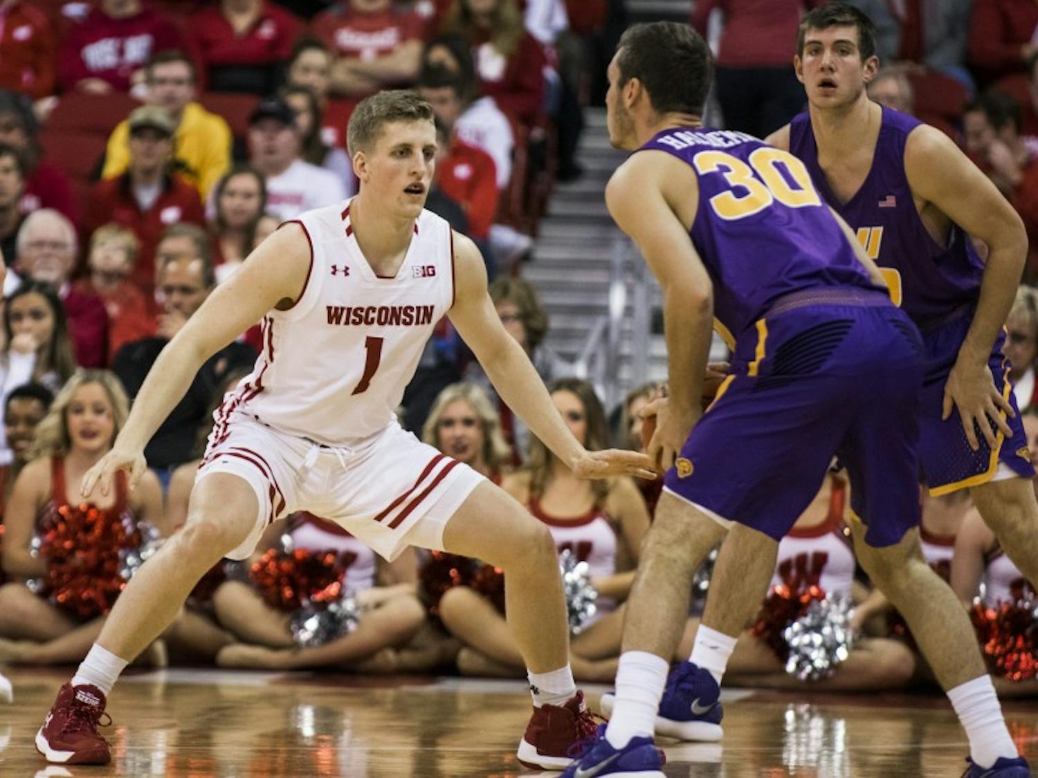 Junior guard Brevin Pritzl led the Badgers with 17 points and hit multiple huge three-pointers in the second half.