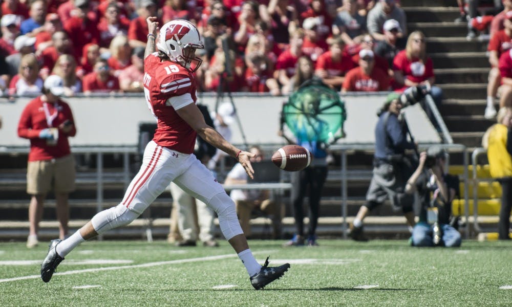 Anthony Lotti was the unsung hero for the Badgers against Iowa, averaging 43.6 yards on five punts.