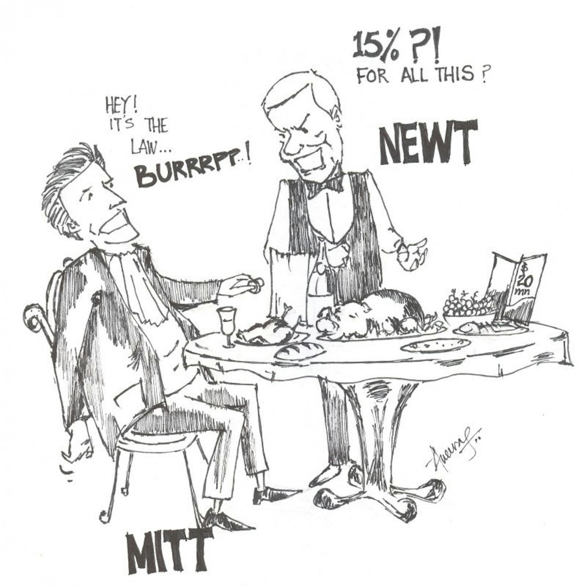 Mitt's Big Meal