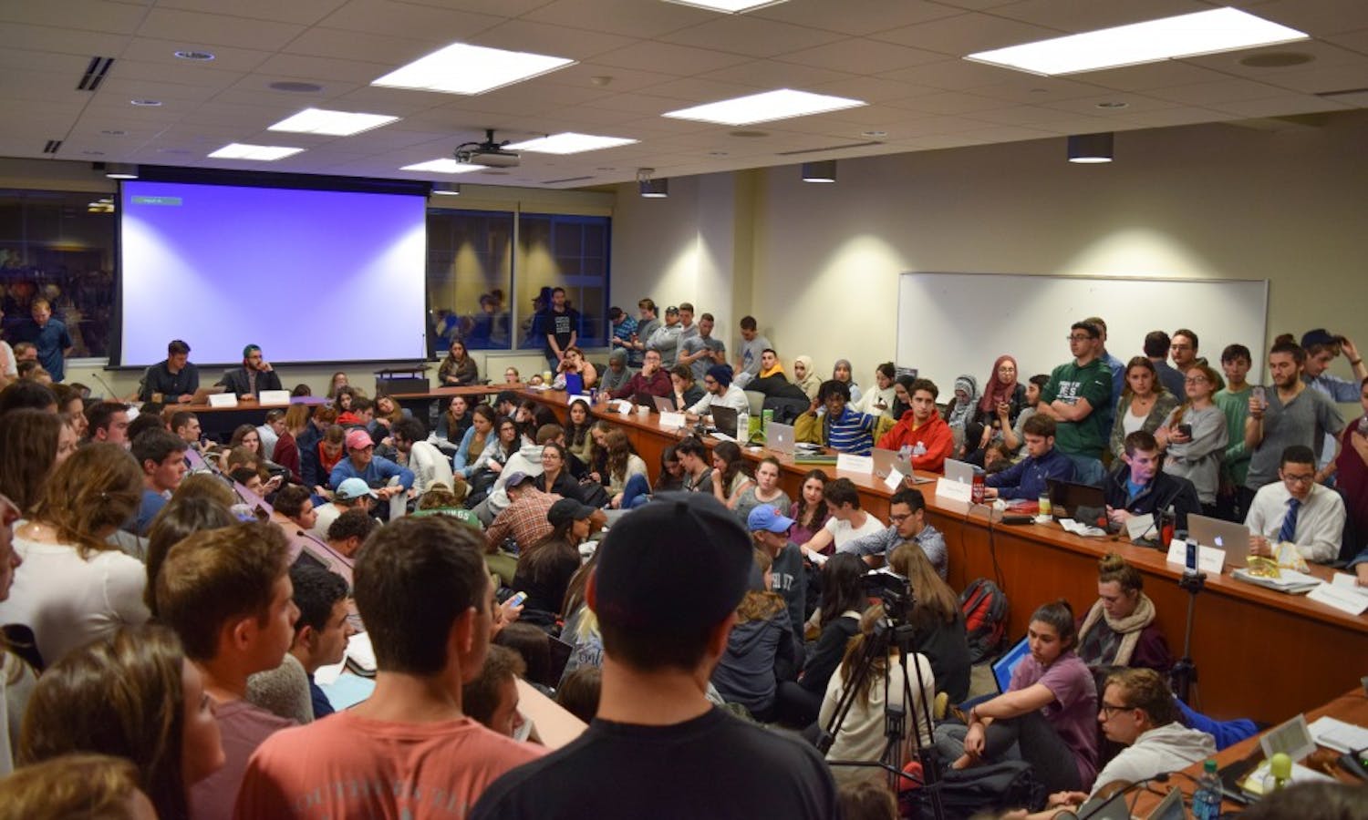 After Associated Students of Madison passed controversial divestment legislation last semester,&nbsp;drawing hundreds of protesters,&nbsp;the University of Michigan’s student government passed a similar measure Wednesday.