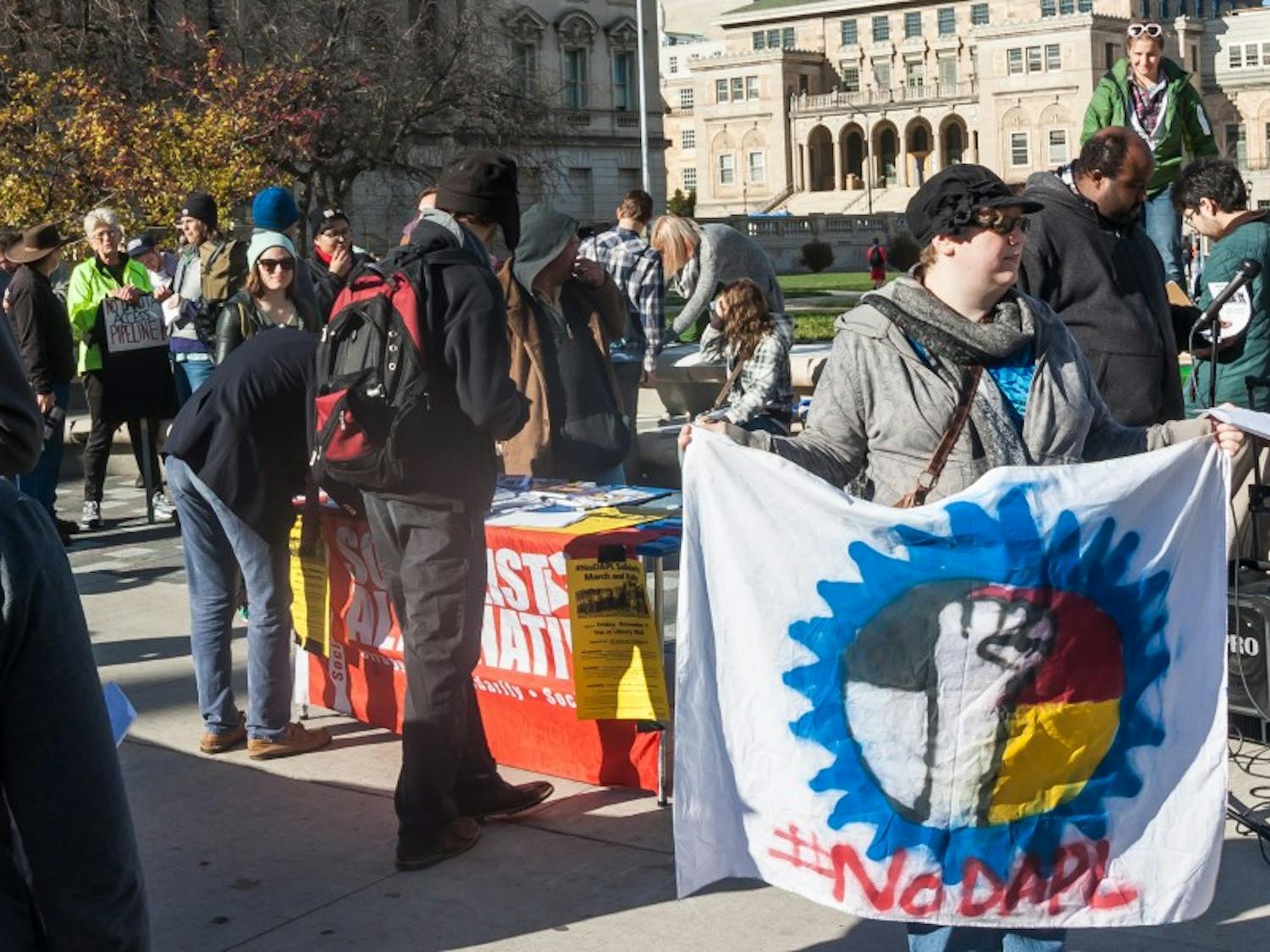 Several UW-Madison student organizations that participated in activism against the Dakota Access pipeline refuse to stop fighting for the cause following the news that discussions will be held to move the construction.