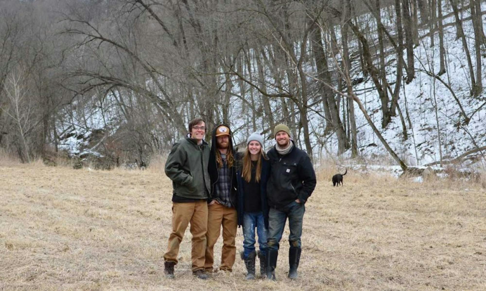 Members of Circadian Organics,&nbsp;pose on their farm in Viroqua, Wisconsin.