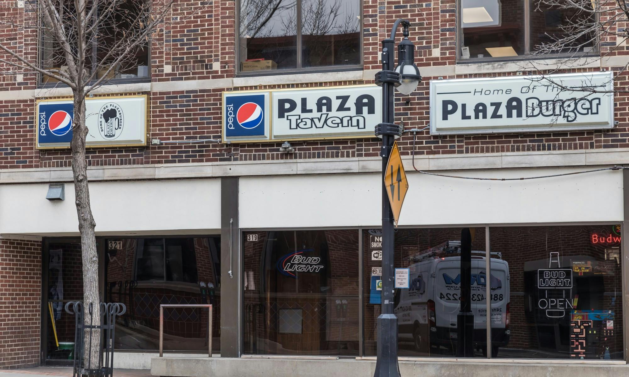 Photograph of the Plaza Tavern.