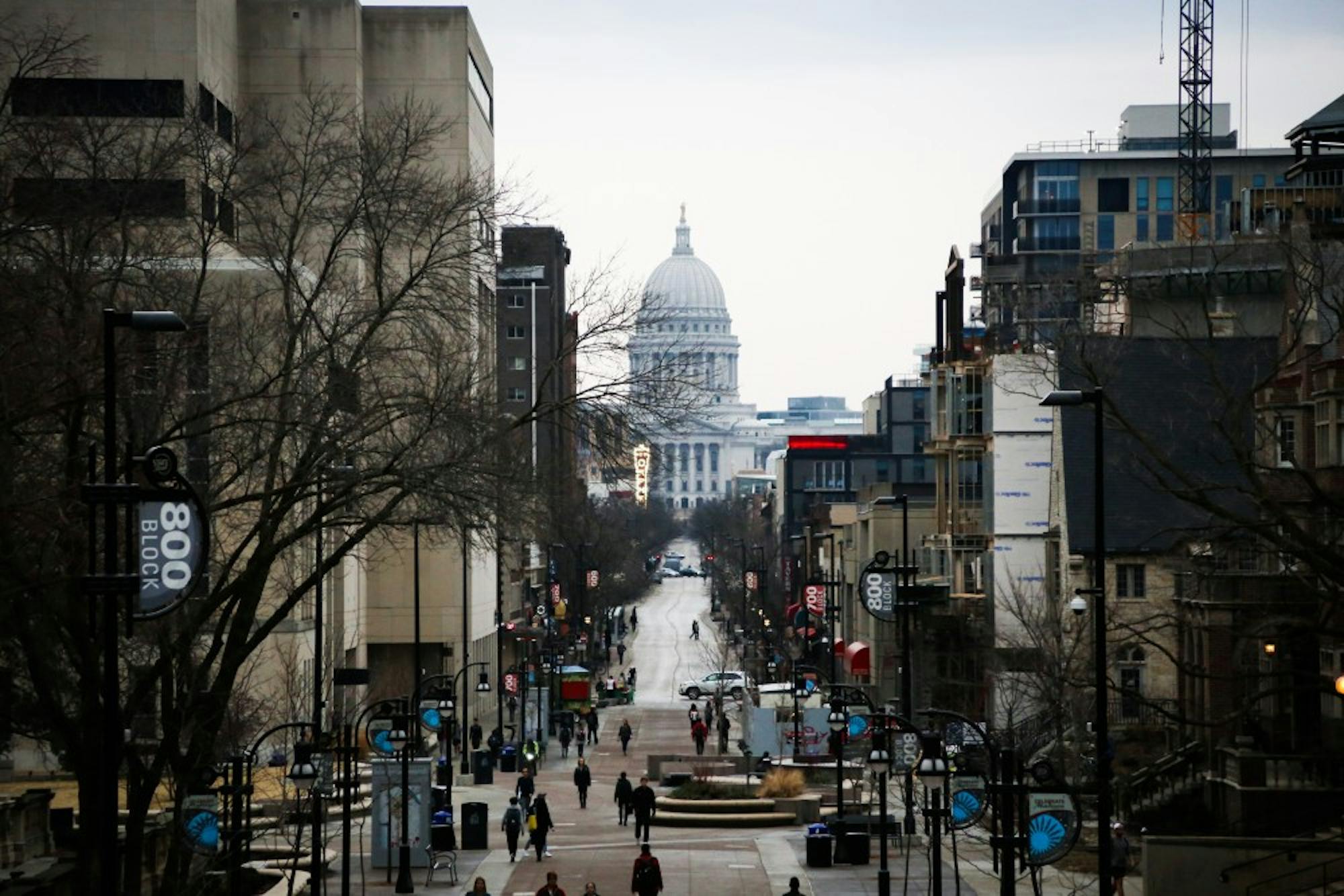 UW System Student Representatives lobbied legislators at the Capital Thursday.