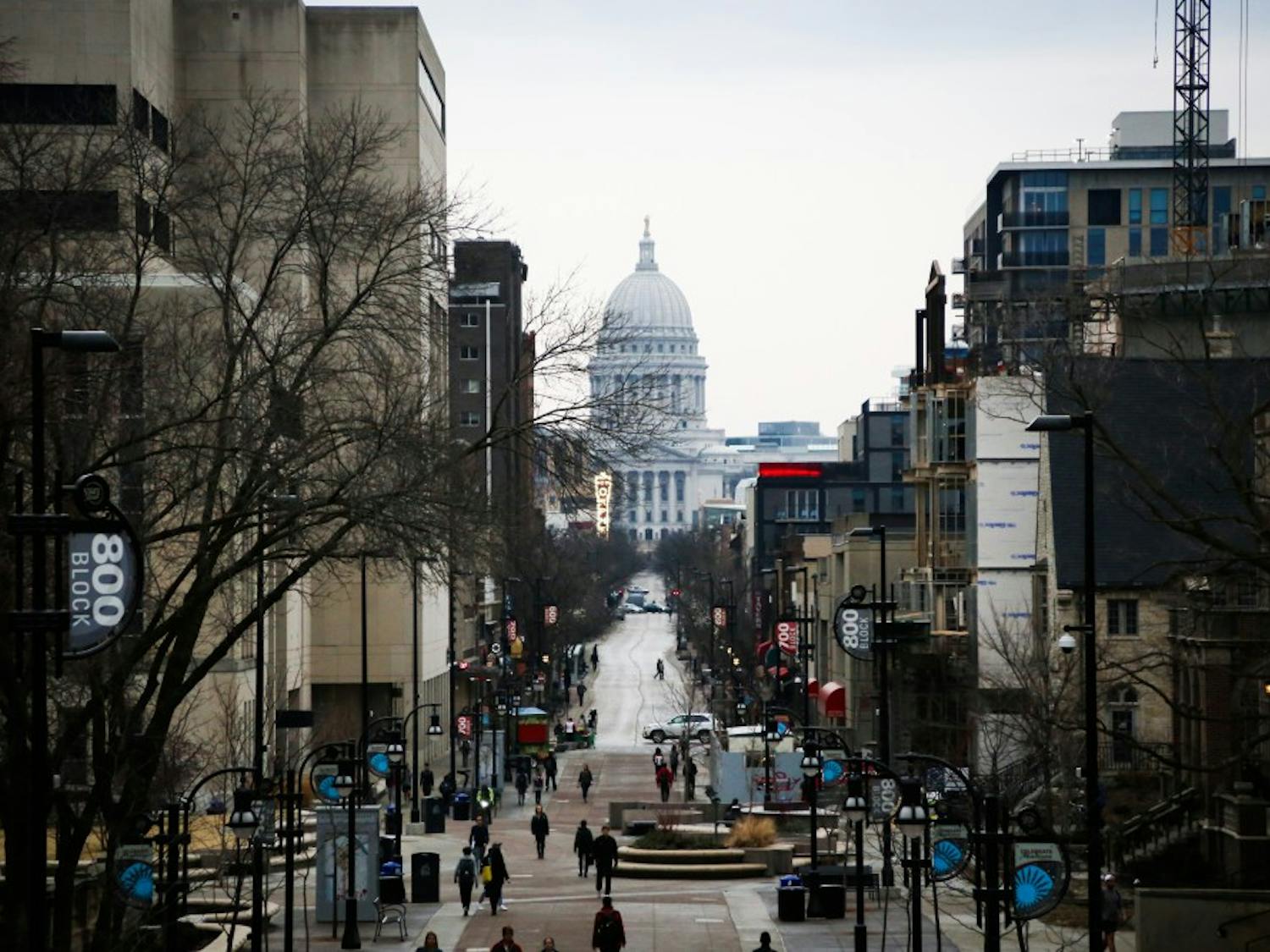 UW System Student Representatives lobbied legislators at the Capital Thursday.