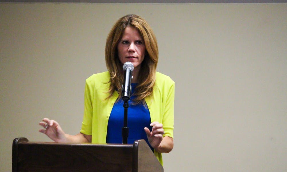 State Rep. Chris Taylor, D-Madison, criticized the Republican majority in the state Legislature for defunding UW System.