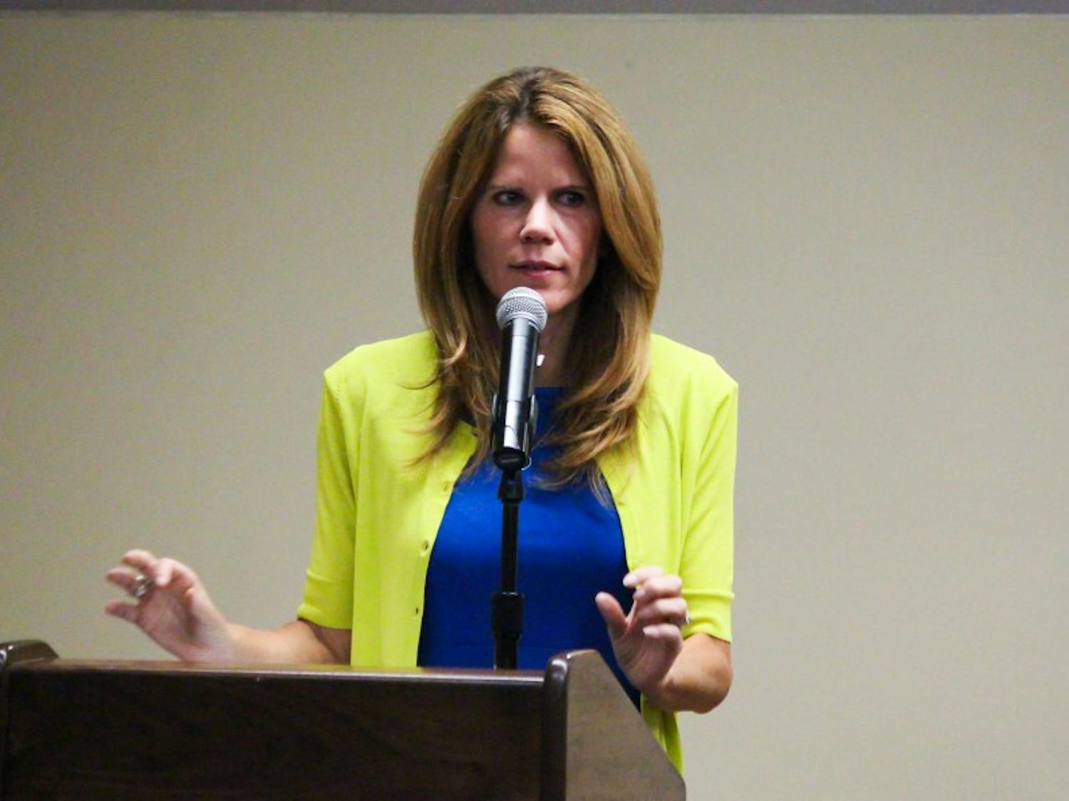 State Rep. Chris Taylor, D-Madison, criticized the Republican majority in the state Legislature for defunding UW System.