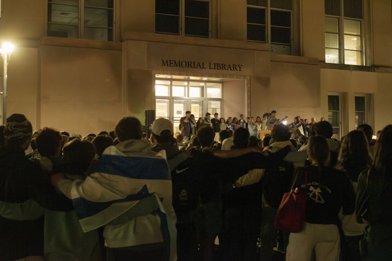 One year later UWMadison students hold Oct. 7 vigil The Daily Cardinal