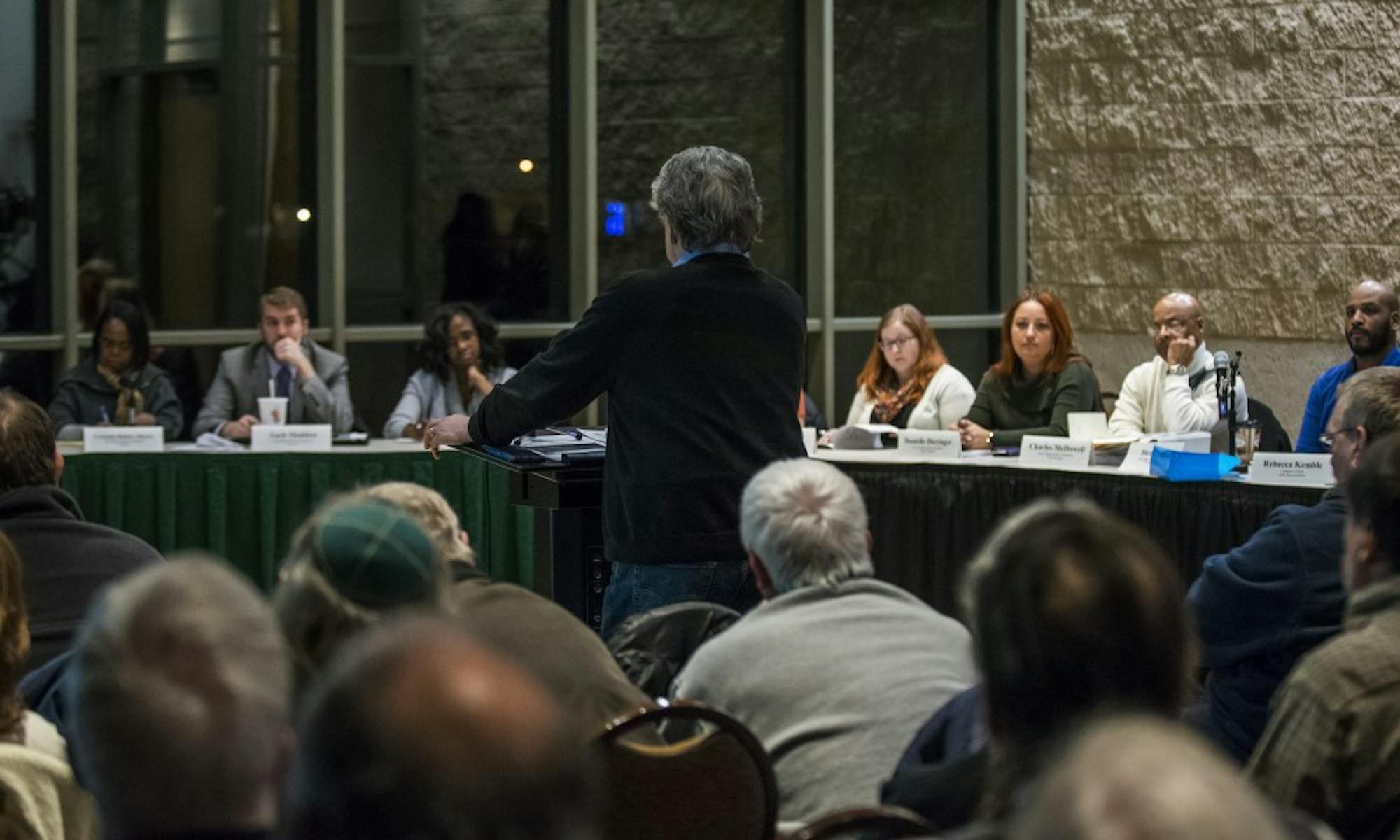 After two hours of public comment, Madison officials postponed a vote regarding the fate of two Confederate monuments at Forest Hill Cemetery.