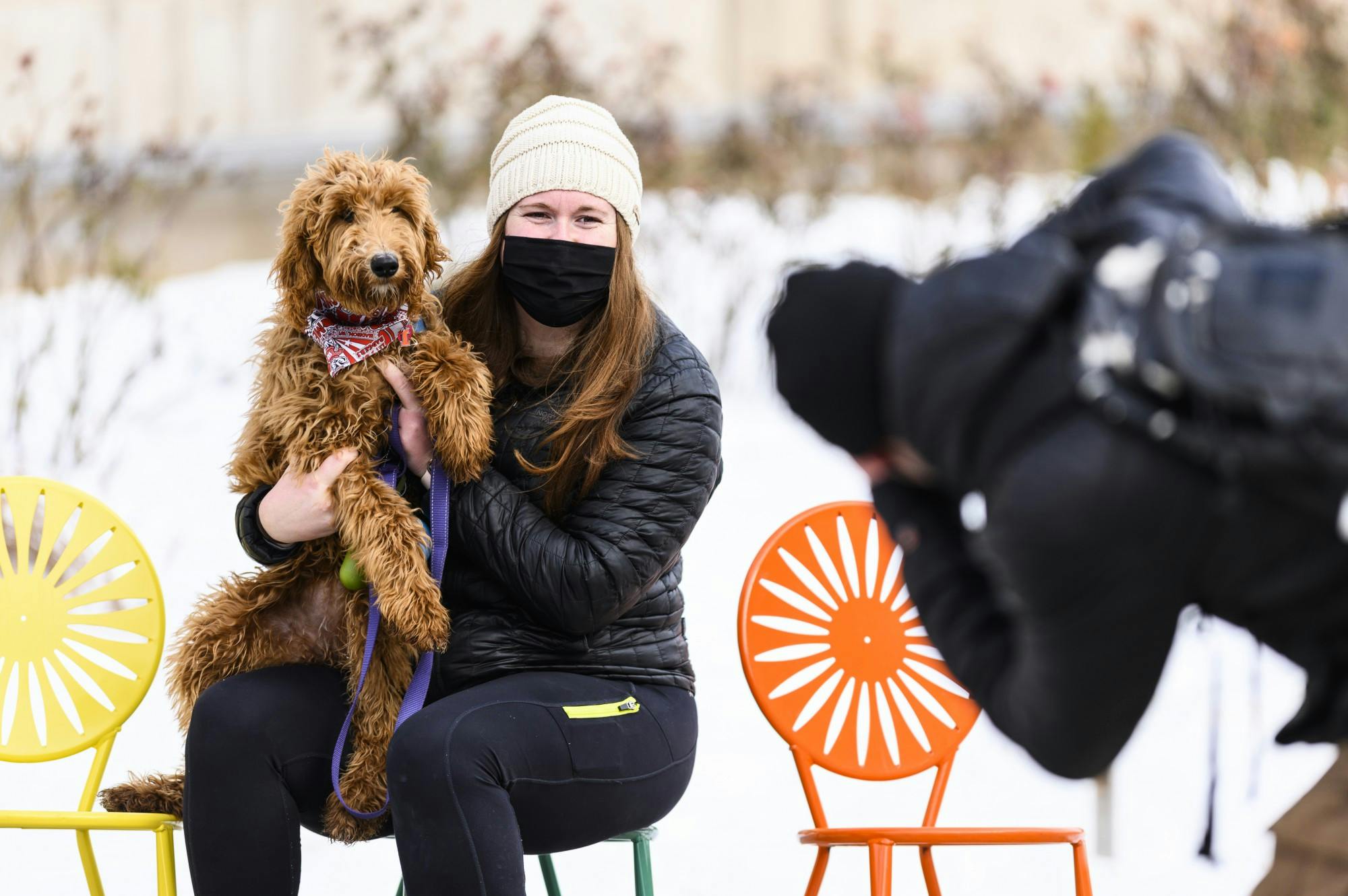 HappyOutsidePersonWithDog