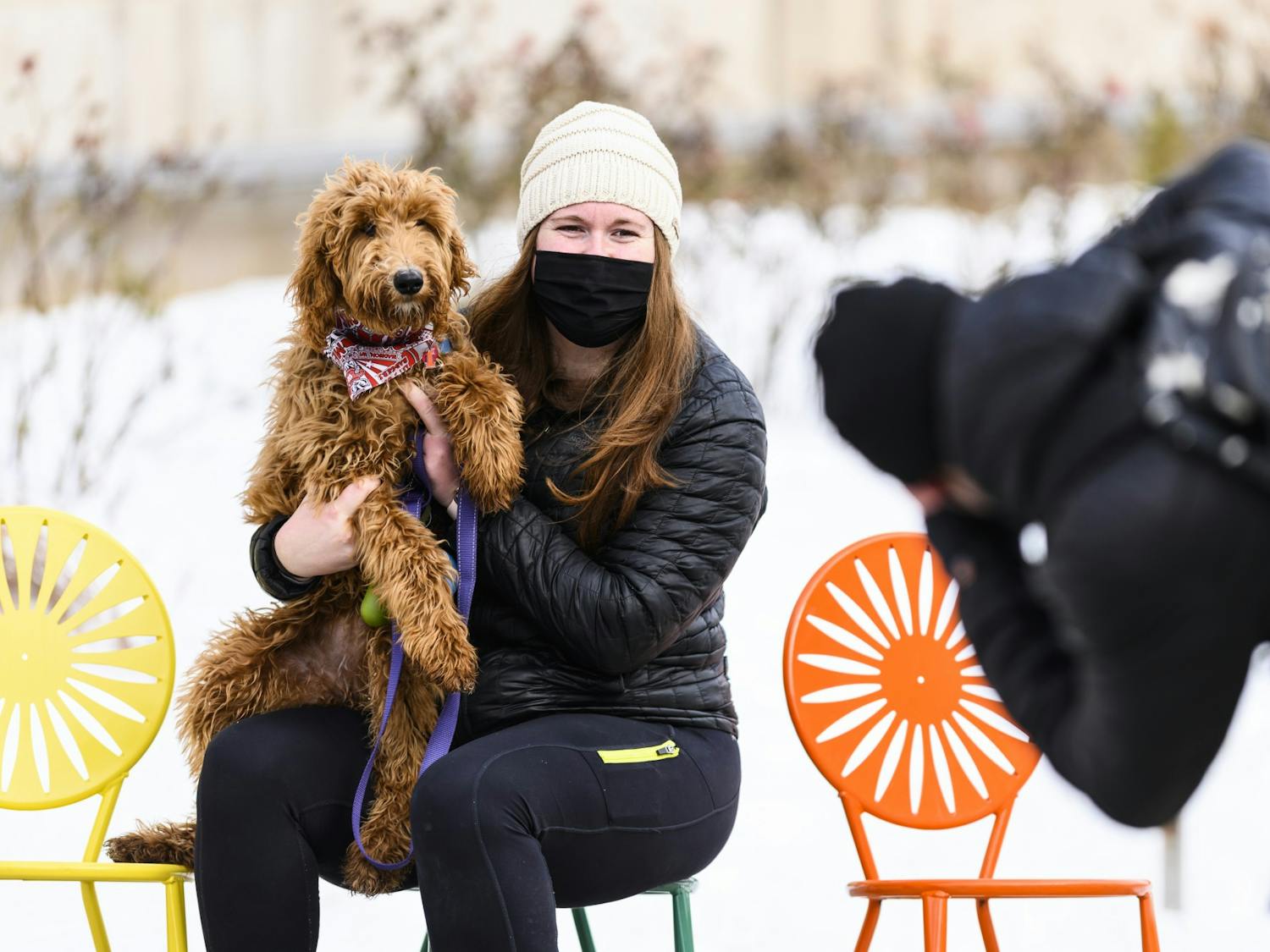 HappyOutsidePersonWithDog