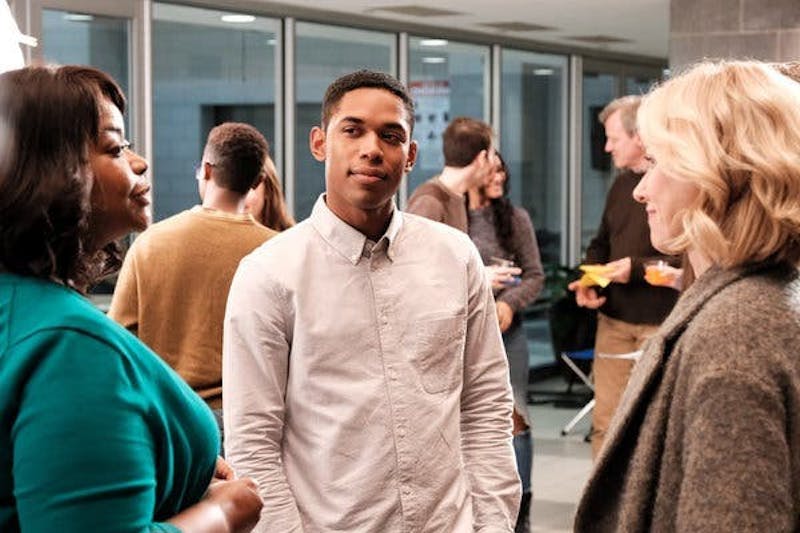 Octavia Spencer (left), Kelvin Harrison Jr. (center) and Naomi Watts (right) star in "Luce" — Julius Onah's third film since 2015.