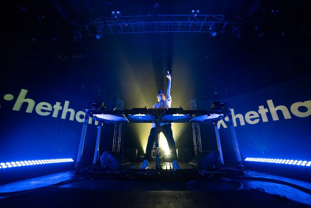 Whethan brought original tracks and refined remixes to his entertaining set.