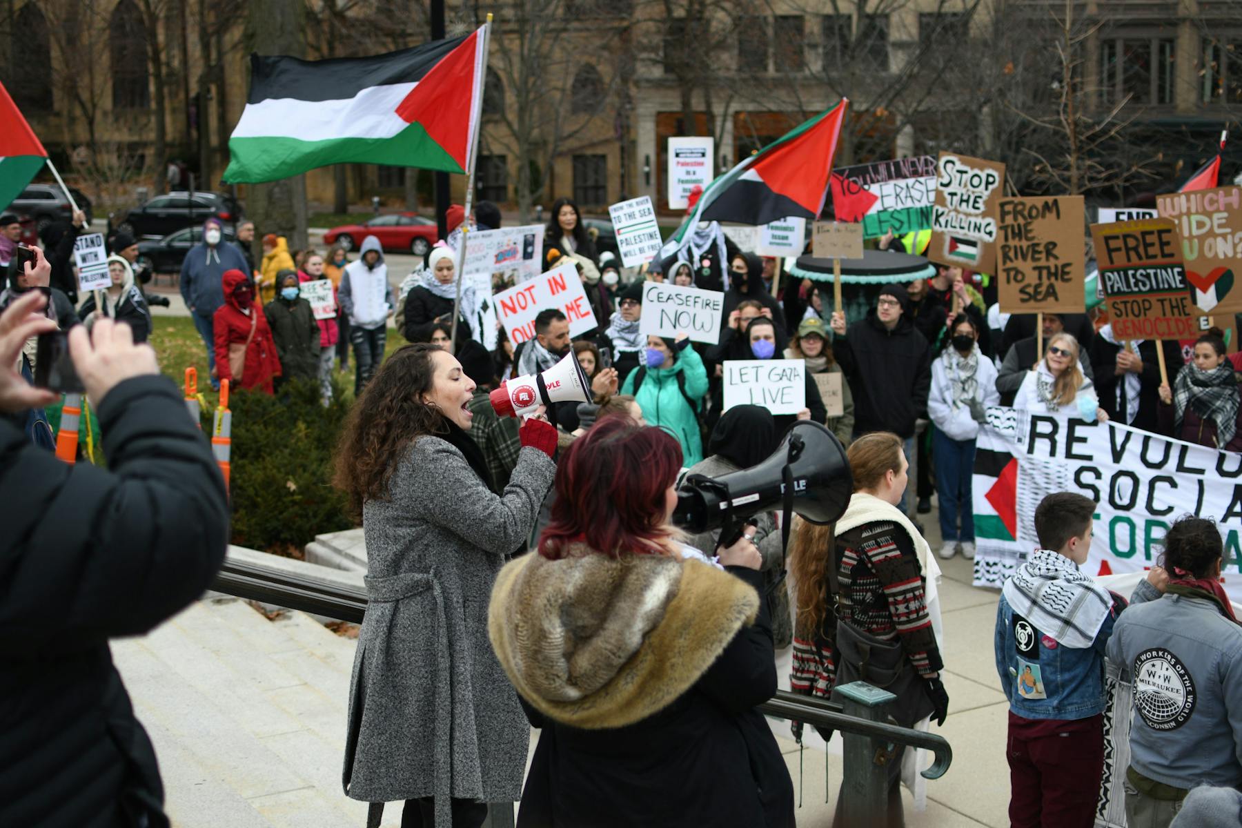 Madison, WI: Historic march for Palestine in state capitol draws