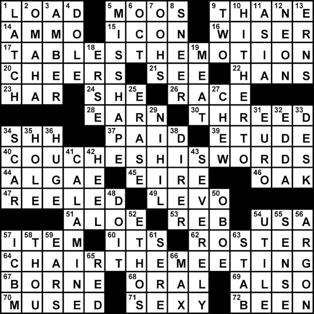 03/10/2011 - Crossword Solution