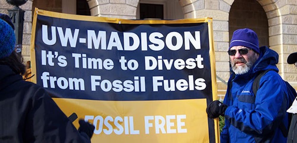 Fossil fuel divestment rally