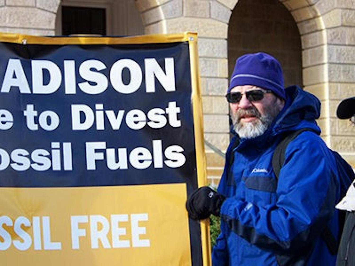 Fossil fuel divestment rally