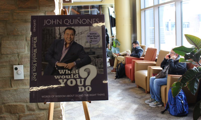 Host of hidden camera show “What Would You Do?” John Quiñones gave the keynote address at UW-Madison’s 2019 Diversity Forum Tuesday, sharing his journey as a TV reporter and encouraging everyone to be active bystanders. 