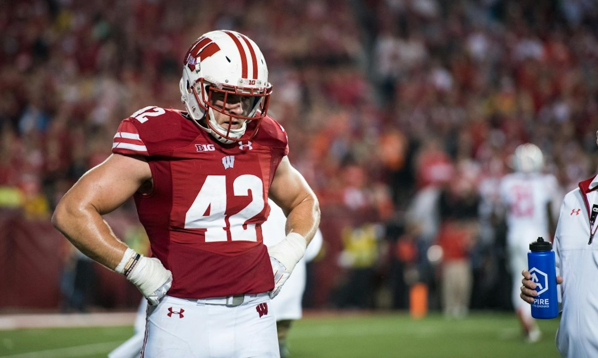 T.J. Watt's performance for the Badgers defense earned him the football team's Athlete of the Semester.&nbsp;